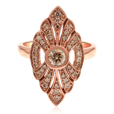 Bague en or et Diamant rose de France VS1 d'Argyle (Annette)
