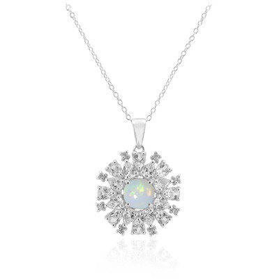 Collier en argent et Opale Welo