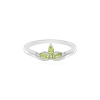 Bague en argent et Péridot