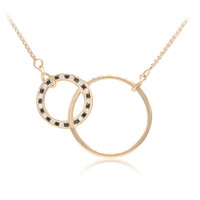 Collier en argent et Spinelle noir