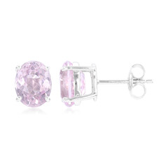 Boucles d'oreilles en argent et Kunzite