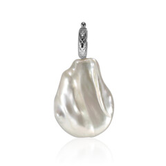 Pendentif en argent et Perle de culture d'eau douce (TPC)