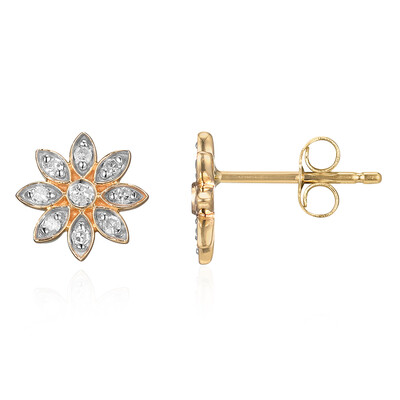 Boucles d'oreilles en or et Diamant I3 (I)
