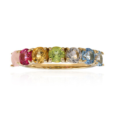 Bague en argent et Topaze bleu ciel