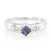 Bague en argent et Iolite d’Orissa