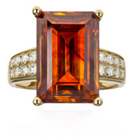 Bague en or et Sphalérite (AMAYANI)