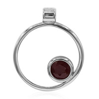 Pendentif en argent et Rubis