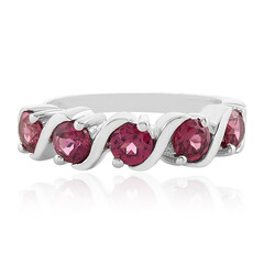 Bague en argent et Grenat Rhodolite