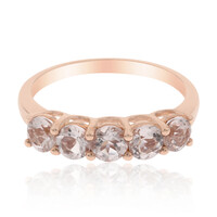 Bague en or et Morganite AAA