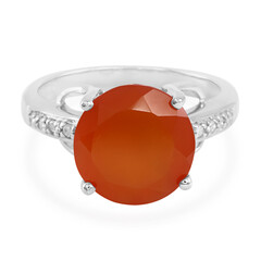 Bague en argent et Cornaline