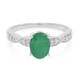 Bague en argent et Emeraude de Bahia