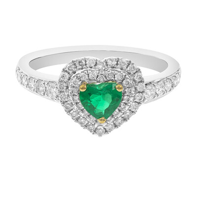 Bague en or et Emeraude de Colombie (CIRARI)