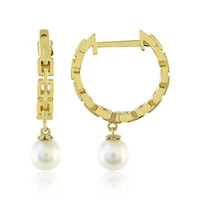 Boucles d'oreilles en argent et Perle de culture d'eau douce