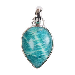 Pendentif en argent et Amazonite