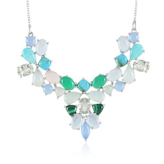 Collier en argent et Amazonite