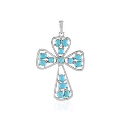 Pendentif en argent et Turquoise Sleeping Beauty