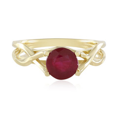Bague en or et Rubis de Madagascar (de Melo)