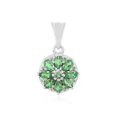 Pendentif en argent et Grenat Tsavorite