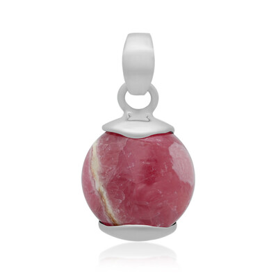 Pendentif en argent et Rhodochrosite