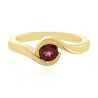 Bague en argent et Grenat Rhodolite framboise