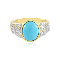 Bague en argent et Turquoise Sleeping Beauty