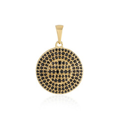 Pendentif en argent et Spinelle noir