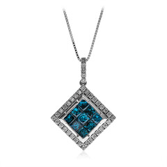 Collier en or et Diamant SI2 bleu