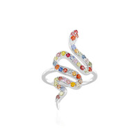 Bague en argent et Saphir
