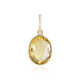 Pendentif en or et Citrine