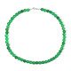 Collier en argent et Onyx vert