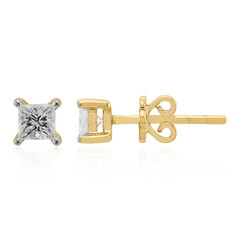 Boucles d'oreilles en or et Diamant IF (D)