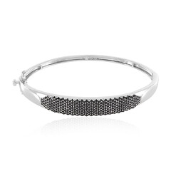 Bracelet en argent et Spinelle noir