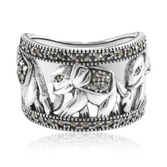 Bague en argent et Marcassite