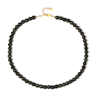 Collier en argent et Pyrite