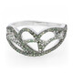 Bague en argent et Diamant fantaisie