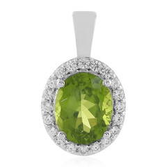 Pendentif en argent et Péridot