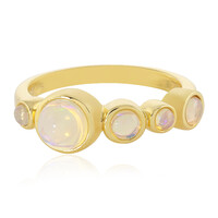 Bague en argent et Opale Welo