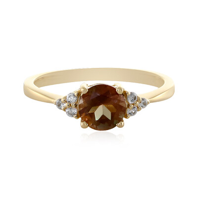Bague en or et Pierre du Soleil de l’Orégon