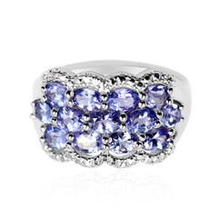 Bague en argent et Tanzanite