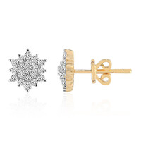 Boucles d'oreilles en or et Diamant SI1 (G)