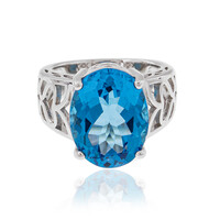 Bague en argent et Topaze de Marambaia