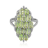 Bague en argent et Tourmaline Paraïba