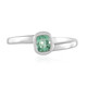 Bague en argent et Emeraude de Russie