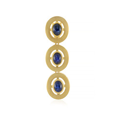 Pendentif en argent et Saphir étoilé bleu