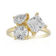 Bague en argent et Topaze blanche