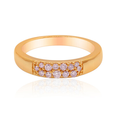 Bague en or et Diamant rose I3 d'Argyle (Mark Tremonti)