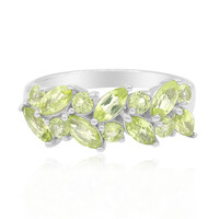 Bague en argent et Péridot