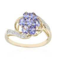 Bague en or et Tanzanite