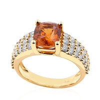 Bague en or et Grenat Spessartite (de Melo)