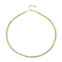 Collier en argent et Péridot